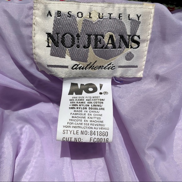 Vintage ABSOLUTELY NO! JEANS 80’s Patch Cardigan - Picture 11 of 13